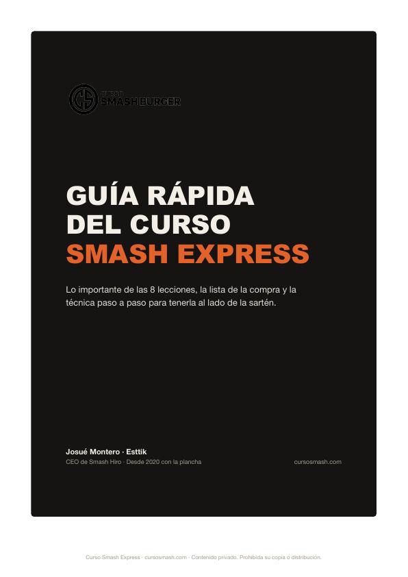 Primera página real de la guía rápida del Curso Smash Express